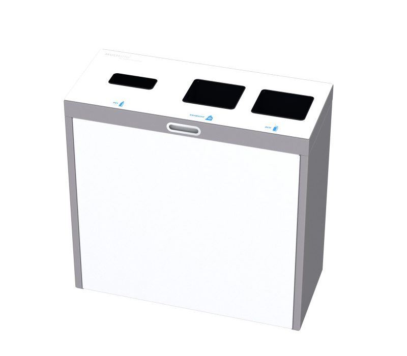 Multilith 3.0 Recycling Station, Entsorgungssystem, Recyclingstationen, Recycling Stationen, Wertstofftrenner, 110l, PET Recycling